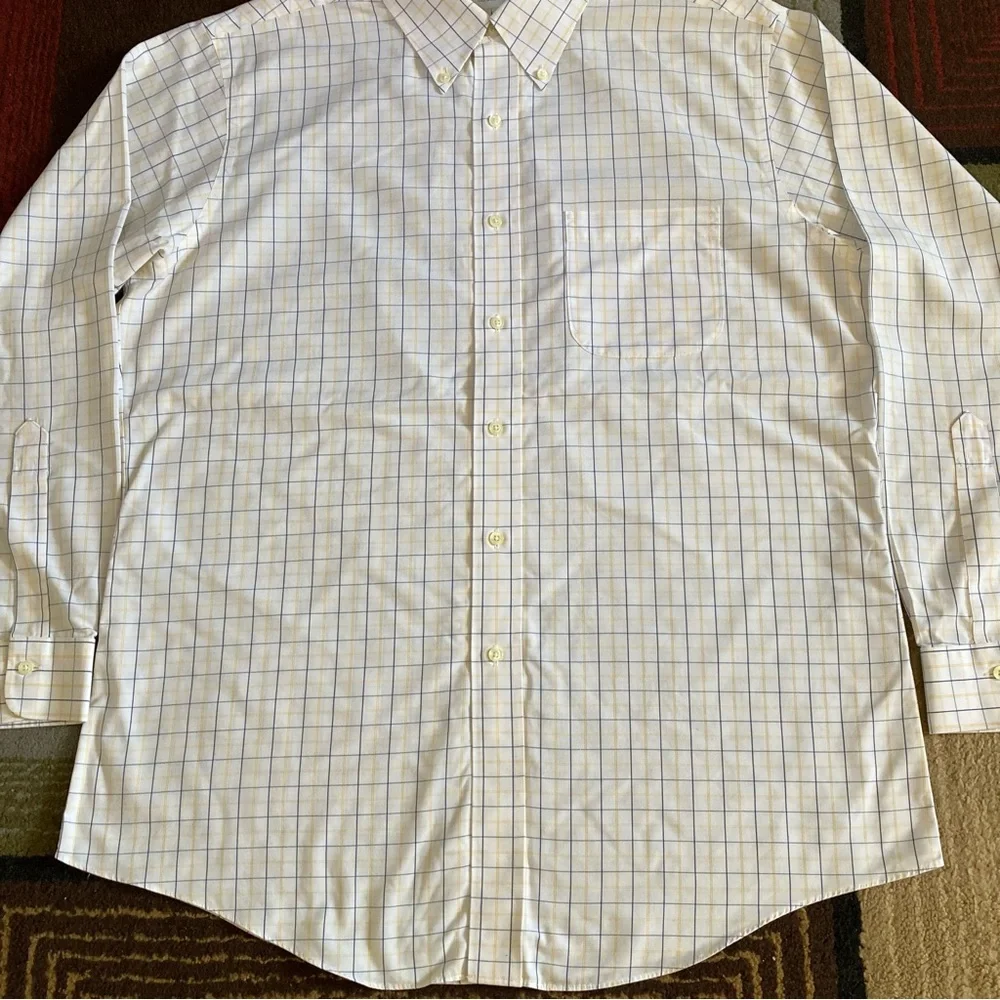 Brooks Brothers Slim Fit Button Down Shirt Original Polo Shirt Men's Sz 16.5-34 - Picture 2 of 10